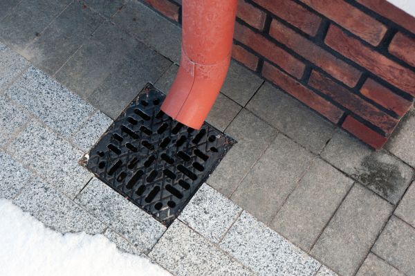 Cost of Downspout Drainage Service in Webster